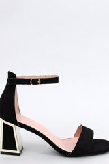 Heel sandals Inello, black M1135203 цена и информация | Женские босоножки | pigu.lt