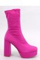 Aukštakulniai batai moterims Inello M1081633, rožiniai kaina ir informacija | Aulinukai, ilgaauliai batai moterims | pigu.lt
