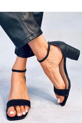 Heel sandals Inello, black M1069722 цена и информация | Женские босоножки | pigu.lt