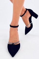 Block heel pumps Inello, black M1134667 цена и информация | Женские туфли | pigu.lt