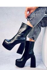 Heel boots Inello, black M1082286 цена и информация | Женские сапоги | pigu.lt