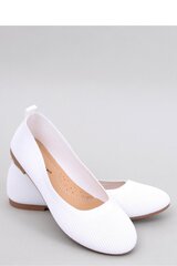 Ballet flats Inello, white M1124108 цена и информация | Женские туфли | pigu.lt