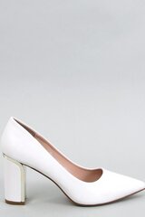 Block heel pumps Inello, white M1133038 цена и информация | Женские туфли | pigu.lt