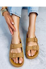 Flip-flops Inello, brown M1054459 цена и информация | Женские тапочки | pigu.lt