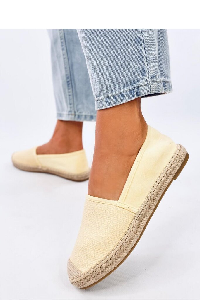 Espadrilės moterims Inello M1123985, geltonos kaina ir informacija | Bateliai moterims  | pigu.lt