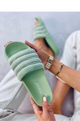 Flip-flops Inello, green M1048316 цена и информация | Женские тапочки | pigu.lt