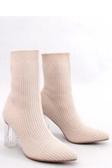 Heel boots Inello, beige M1095183 цена и информация | Женские сапоги | pigu.lt