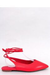 Ballet flats Inello, red M1069749 цена и информация | Женские туфли | pigu.lt