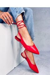 Ballet flats Inello, red M1069749 цена и информация | Женские туфли | pigu.lt