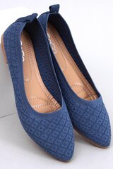 Ballet flats Inello, navy blue M1135243 цена и информация | Женские туфли | pigu.lt