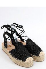 Espadrilės moterims Inello M999238, juodos цена и информация | Женские туфли | pigu.lt