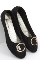 Ballet flats Inello, black M985460 цена и информация | Женские туфли | pigu.lt