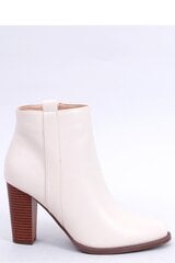 Aukštakulniai batai moterims Inello M1026467, smėlio spalvos kaina ir informacija | Aulinukai, ilgaauliai batai moterims | pigu.lt
