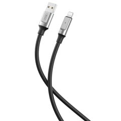 XO cable NB251 USB - Lightning 1,0 m 6A black цена и информация | Кабели для телефонов | pigu.lt