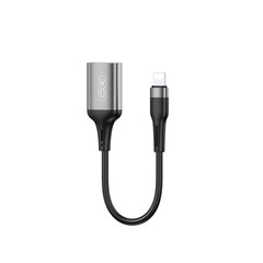 XO adapter OTG NB201 USB - Lightning black цена и информация | Кабели для телефонов | pigu.lt