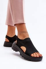 Sandals Step in style, black M1127850 цена и информация | Женские босоножки | pigu.lt