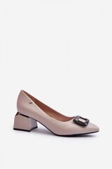 Heel pumps Step in style, grey M1131319 цена и информация | Женские туфли | pigu.lt