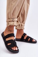 Flip-flops Step in style, black M1077778 цена и информация | Женские тапочки | pigu.lt