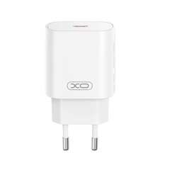 XO wall charger CE25 PD 25W 1x USB-C white + cable USB-C - Lightning цена и информация | Зарядные устройства для телефонов | pigu.lt