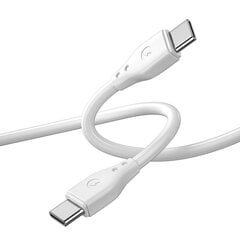 WIWU cable Pioneer Wi-C002 USB-C - USB-C 67W white цена и информация | Кабели для телефонов | pigu.lt