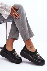 Low Shoes Step in style, black M1106575 цена и информация | Женские туфли | pigu.lt