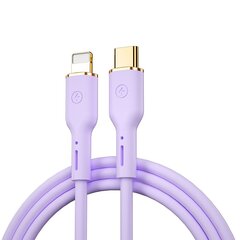 WIWU cable YQ01 USB-C - Lightning 30W 1,2m purple цена и информация | Кабели для телефонов | pigu.lt