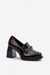 Block heel pumps Step in style, black M1131325 цена и информация | Женские туфли | pigu.lt