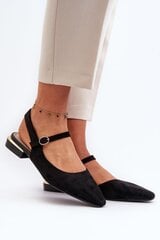 Ballet flats Step in style, black M1133662 цена и информация | Женские туфли | pigu.lt