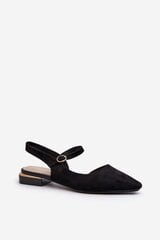 Ballet flats Step in style, black M1133662 цена и информация | Женские туфли | pigu.lt