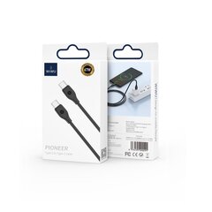 WIWU cable Pioneer Wi-C002 USB-C - USB-C 67W black цена и информация | Кабели для телефонов | pigu.lt