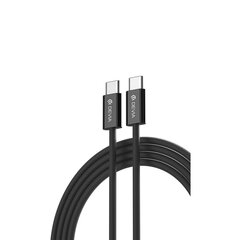 Devia cable Smart EC325 PD USB-C - USB-C 1,0 m 60W 3A black цена и информация | Кабели для телефонов | pigu.lt