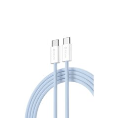 Devia cable Smart EC325 PD USB-C - USB-C 1,0 m 60W 3A blue цена и информация | Кабели для телефонов | pigu.lt