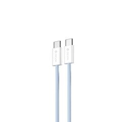 Devia cable Smart EC325 PD USB-C - USB-C 1,0 m 60W 3A blue цена и информация | Кабели для телефонов | pigu.lt