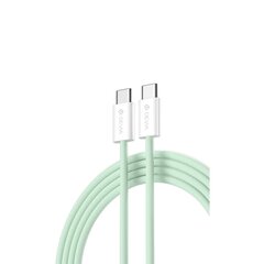 Devia cable Smart EC325 PD USB-C - USB-C 1,0 m 60W 3A green цена и информация | Кабели для телефонов | pigu.lt