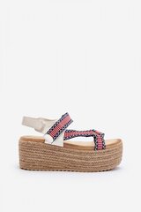 Sandals Step in style, white M1123567 цена и информация | Женские босоножки | pigu.lt