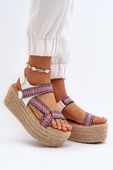 Sandals Step in style, white M1123567 цена и информация | Женские босоножки | pigu.lt