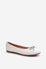 Ballet flats Step in style, white M1133423 цена и информация | Женские туфли | pigu.lt