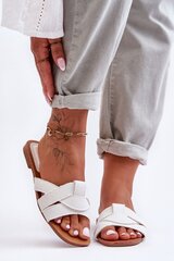 Flip-flops Step in style, white M1077912 цена и информация | Женские тапочки | pigu.lt