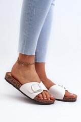 Flip-flops Step in style, white M1138112 цена и информация | Женские тапочки | pigu.lt