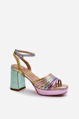 Heel sandals Step in style, multicolor M1139707 цена и информация | Женские босоножки | pigu.lt