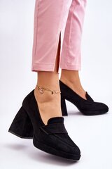 Heel pumps Step in style, black M1044181 цена и информация | Женские туфли | pigu.lt