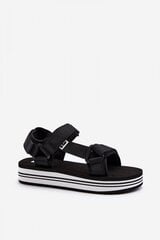 Sandals Step in style, black M1123580 цена и информация | Женские босоножки | pigu.lt