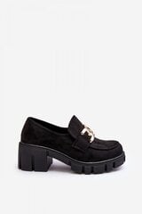 Low Shoes Step in style, black M1106597 цена и информация | Женские туфли | pigu.lt