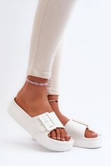 Flip-flops Step in style, white M1129657 цена и информация | Женские тапочки | pigu.lt