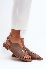 Sandals Step in style, brown M1138022 цена и информация | Женские босоножки  | pigu.lt