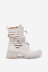 Bootie Step in style, white M1080168 цена и информация | Женские сапоги | pigu.lt