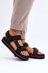 Sandals Step in style, black M1123586 цена и информация | Женские босоножки | pigu.lt