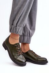 Low Shoes Step in style, green M1131296 цена и информация | Женские туфли | pigu.lt