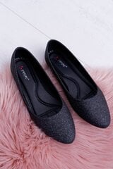 Ballet flats Step in style, black M1071813 цена и информация | Женские туфли | pigu.lt