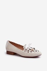 Ballet flats Step in style, white M1136384 цена и информация | Женские туфли | pigu.lt